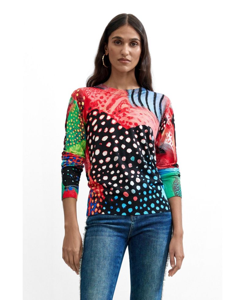 Women's Printed Colors Sweater