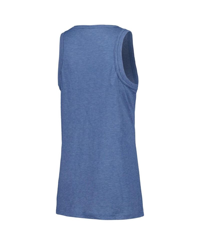 Women's Navy Tampa Bay Rays Gauze High Neck Tank Top