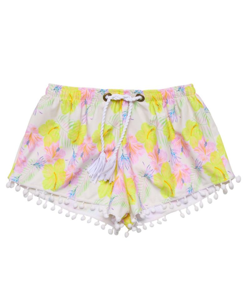 Big Girls Aloha Vacay Recycled Swim Shorts