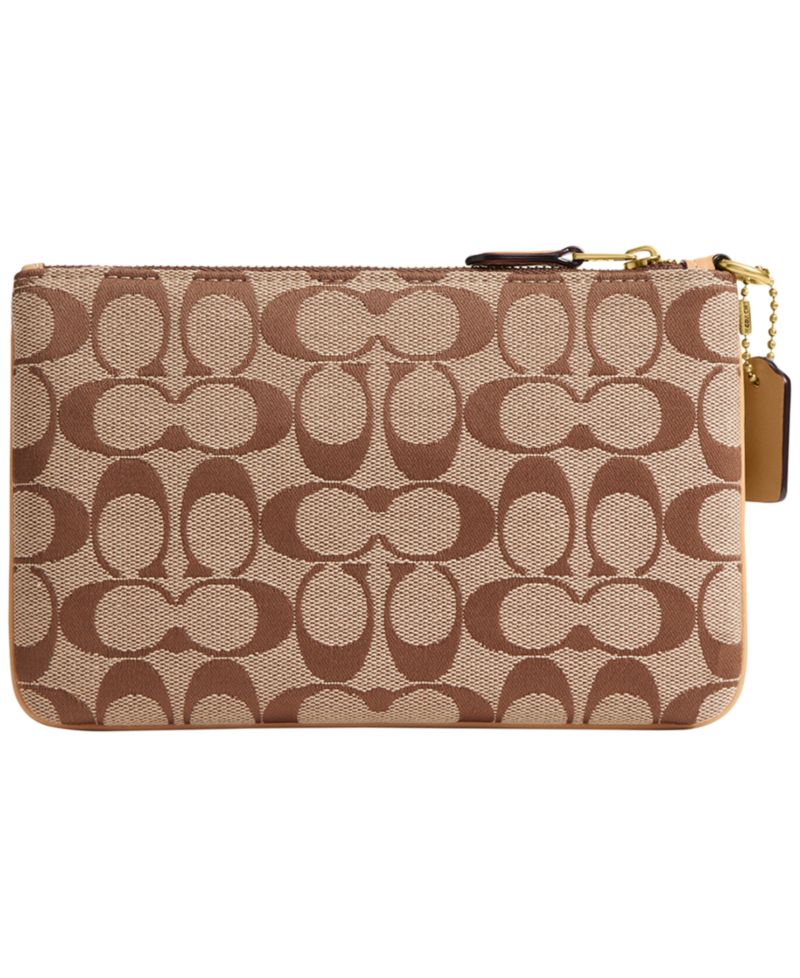 Essential Small Signature Jacquard Wristlet