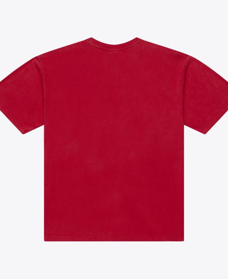 Men's Scarlet San Francisco 49ers Core Essentials Micro Logo T-Shirt