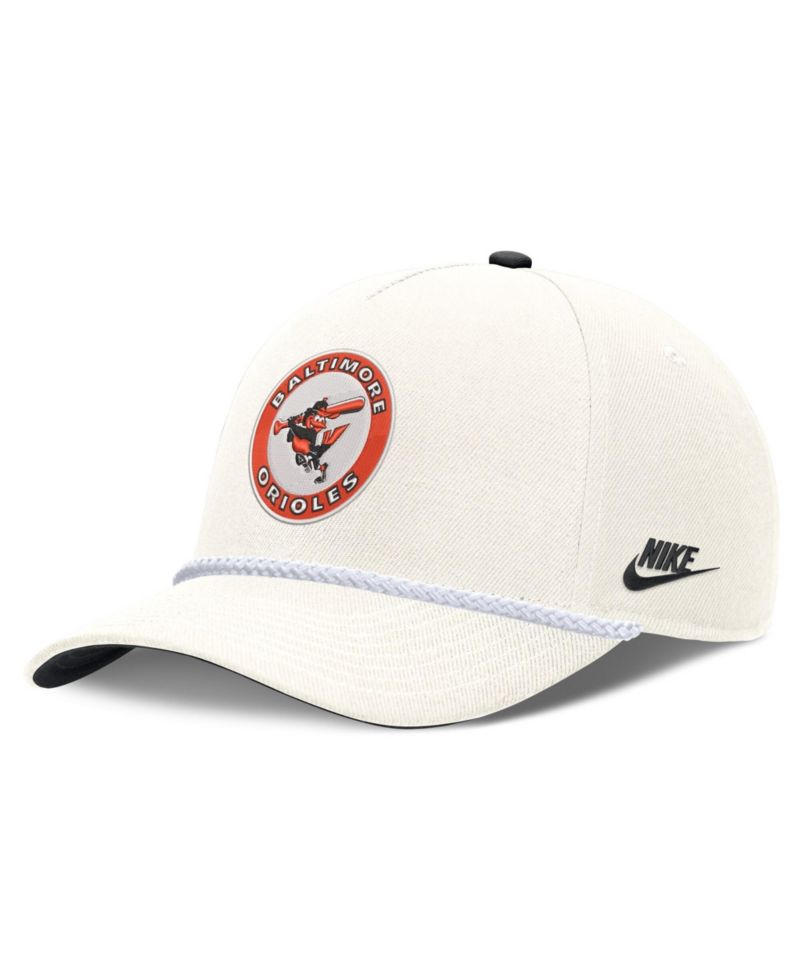 Men's Cream Baltimore Orioles Cooperstown Rise Adjustable Hat
