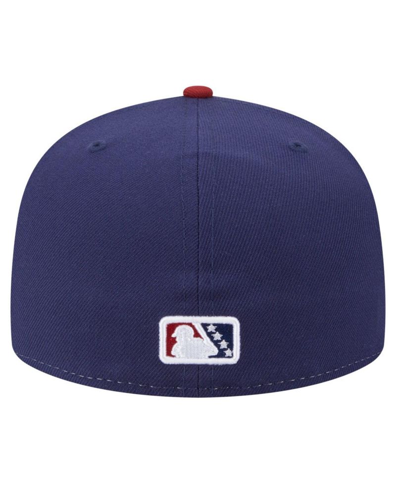 Men's White/Red Round Rock Express Authentic Collection 59FIFTY Fitted Hat