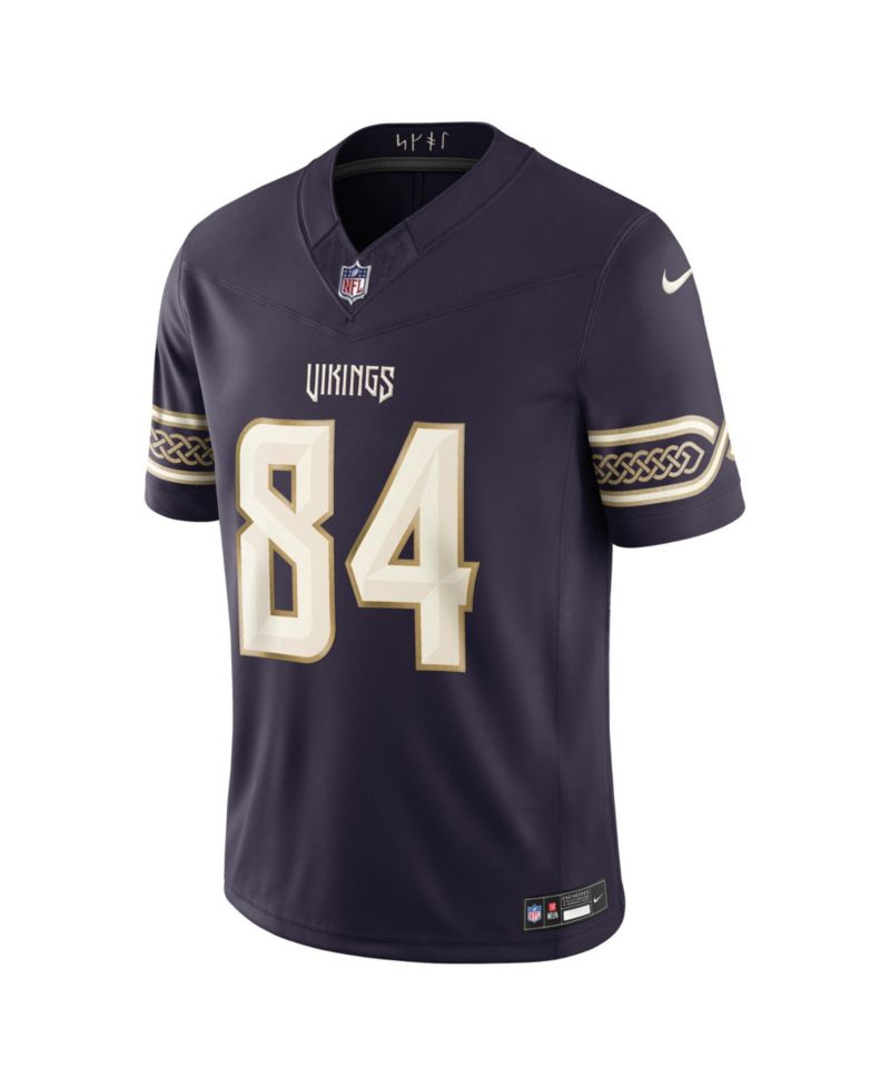 Men's Randy Moss Purple Minnesota Vikings 2026 Rivalries Collection Vapor F.U.S.E Stitched Limited Jersey