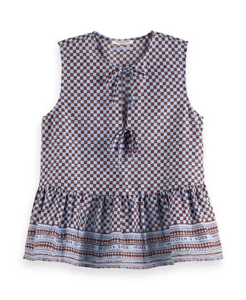 Women's Bow Details Top