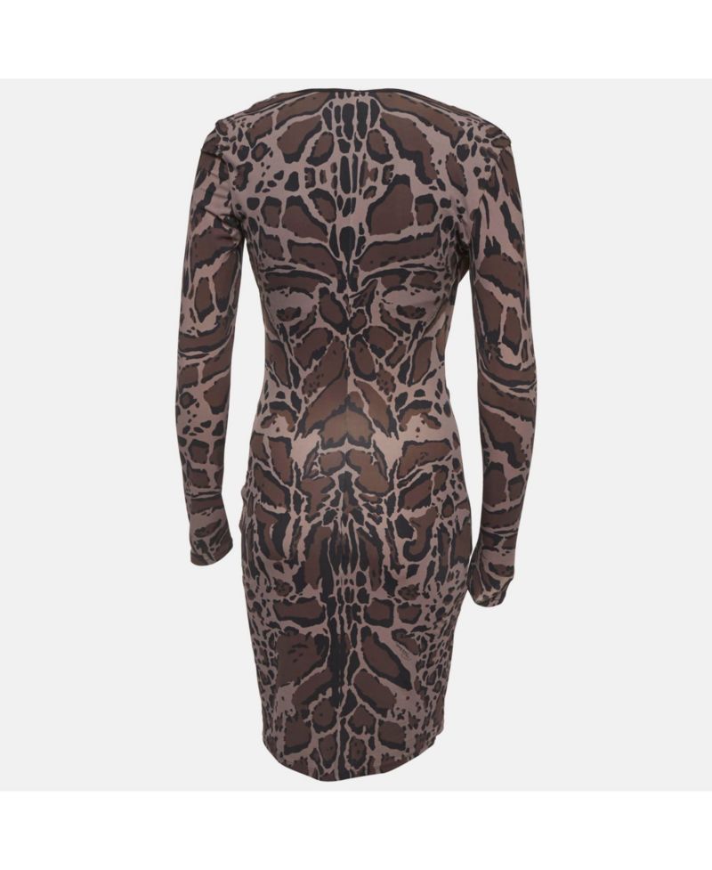 Women's Animal Printed Jersey Mini Dress