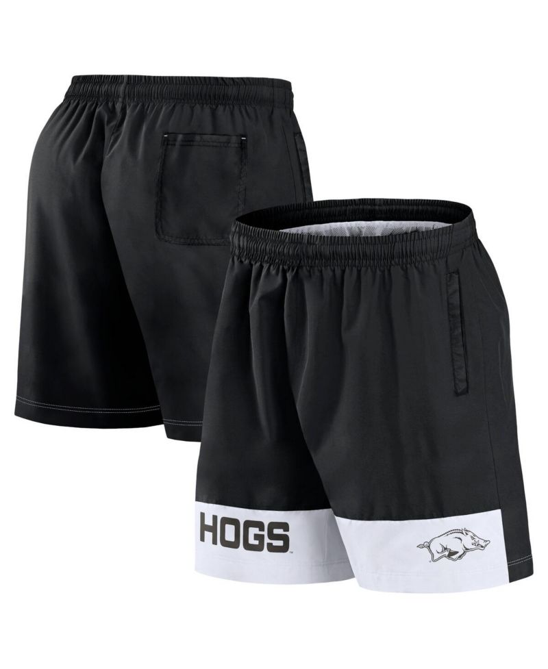 Men's Black Arkansas Razorbacks Elements Intensity Woven Shorts