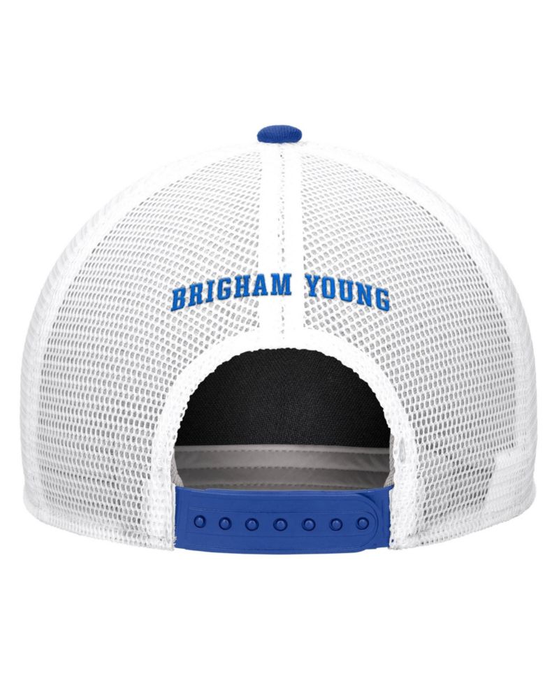 Men's Royal BYU Cougars 2026 On-Field Rope Adjustable Trucker Hat