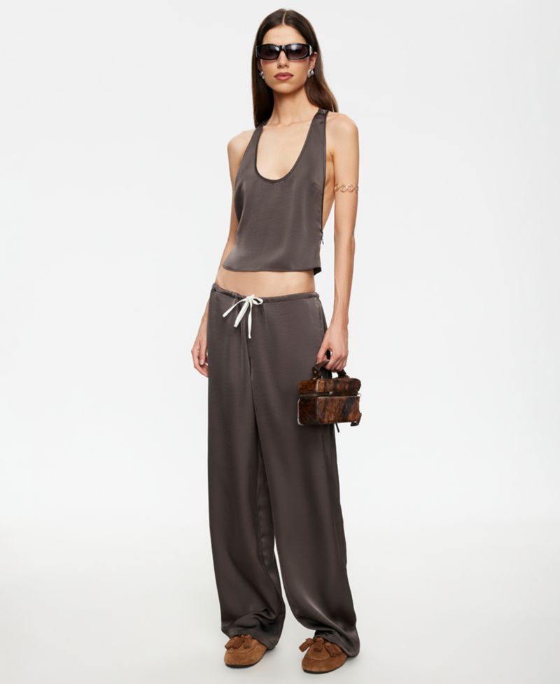 Women's Solid Drawstring Pants