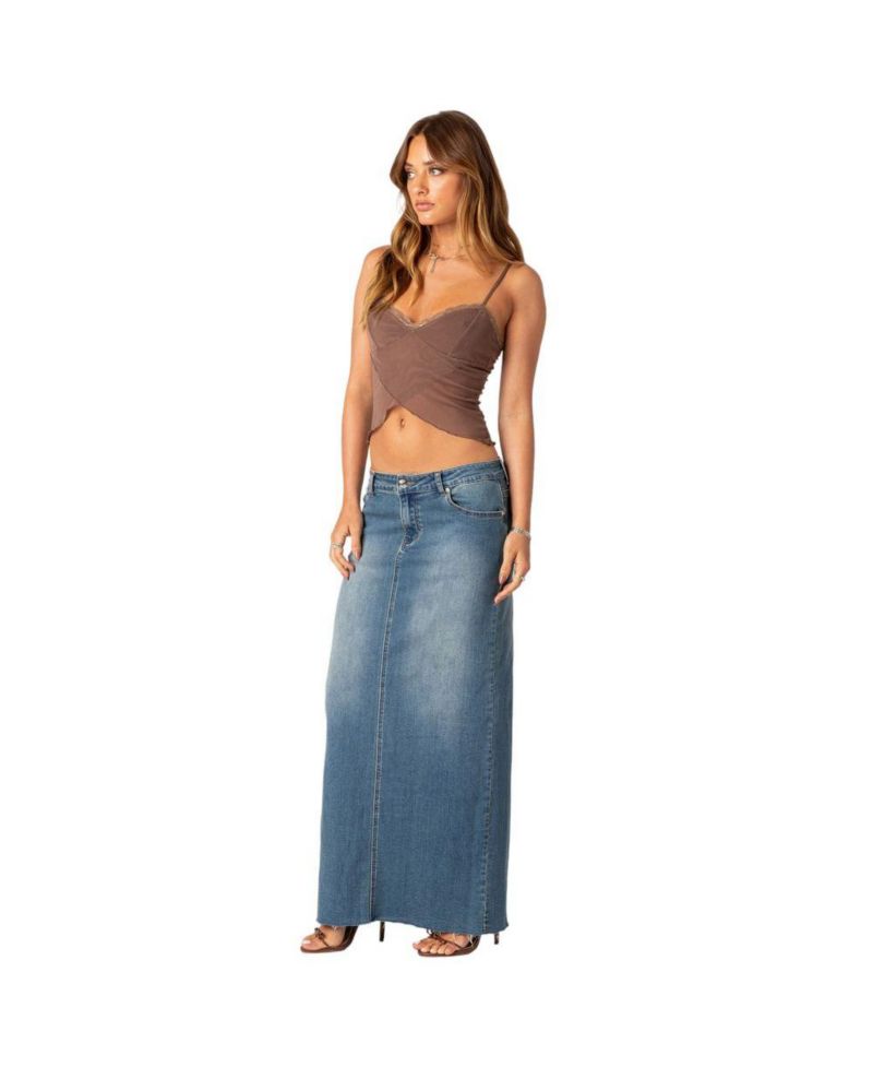 Women's Crossover Mesh Tank Top