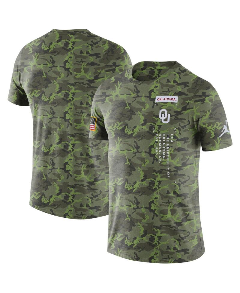 Men's Camo Oklahoma Sooners Military-Inspired T-shirt