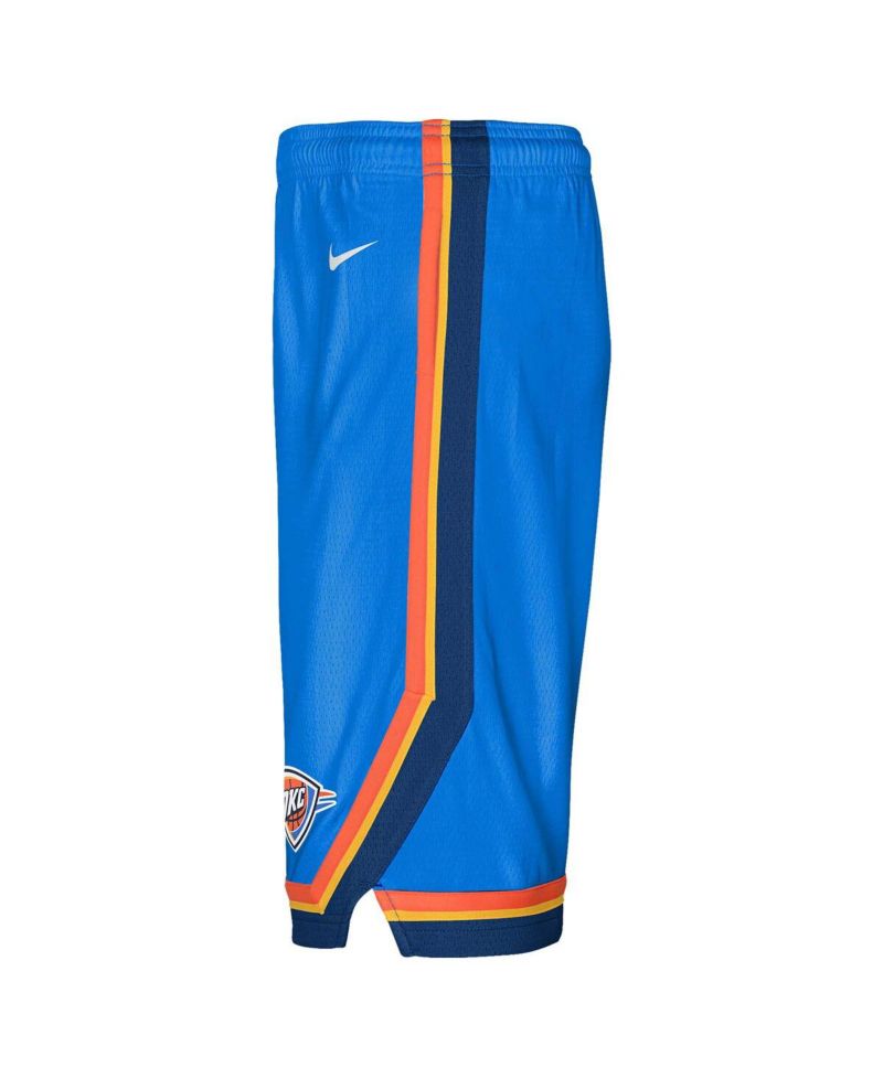 Big Boys and Girls Blue Oklahoma City Thunder Swingman Performance Shorts – Icon Edition