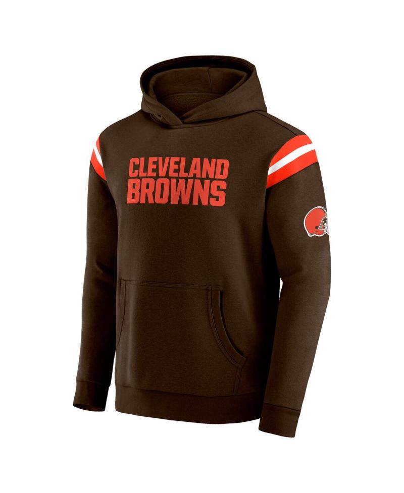 Darius Rucker Collection by Men's Brown Cleveland Browns Football Washed Pullover Hoodie