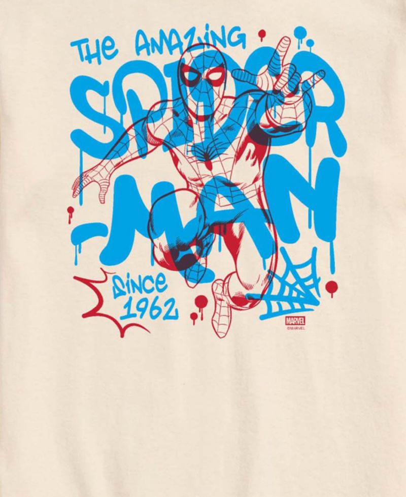 Men's Spiderman Street Short-Sleeve Graphic T-Shirt
