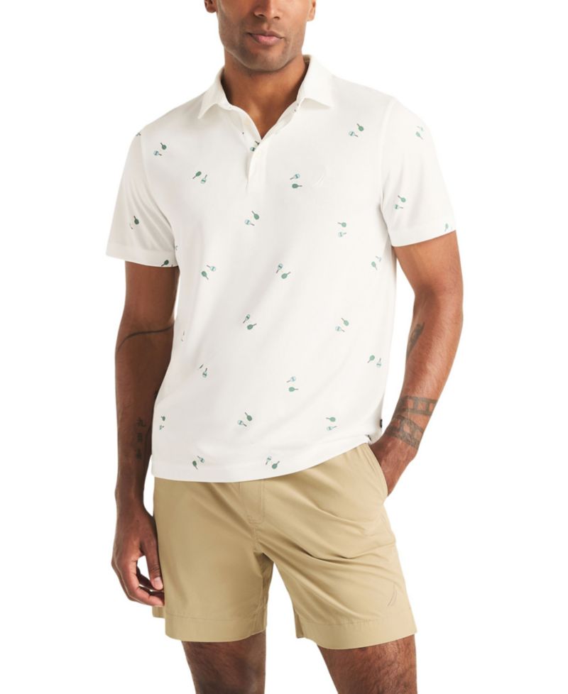 Men's Paddle Print Golf Polo Shirt