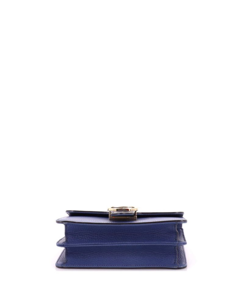 Small Interlocking Shoulder Bag Leather