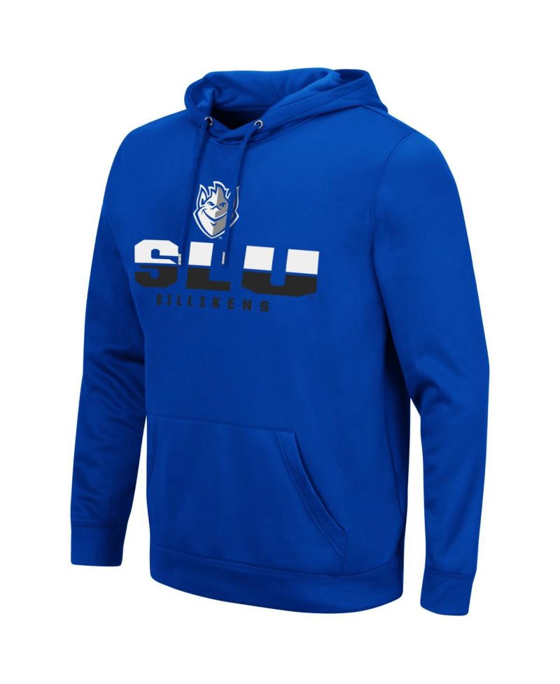 Men's Blue Saint Louis Billikens Lantern Pullover Hoodie