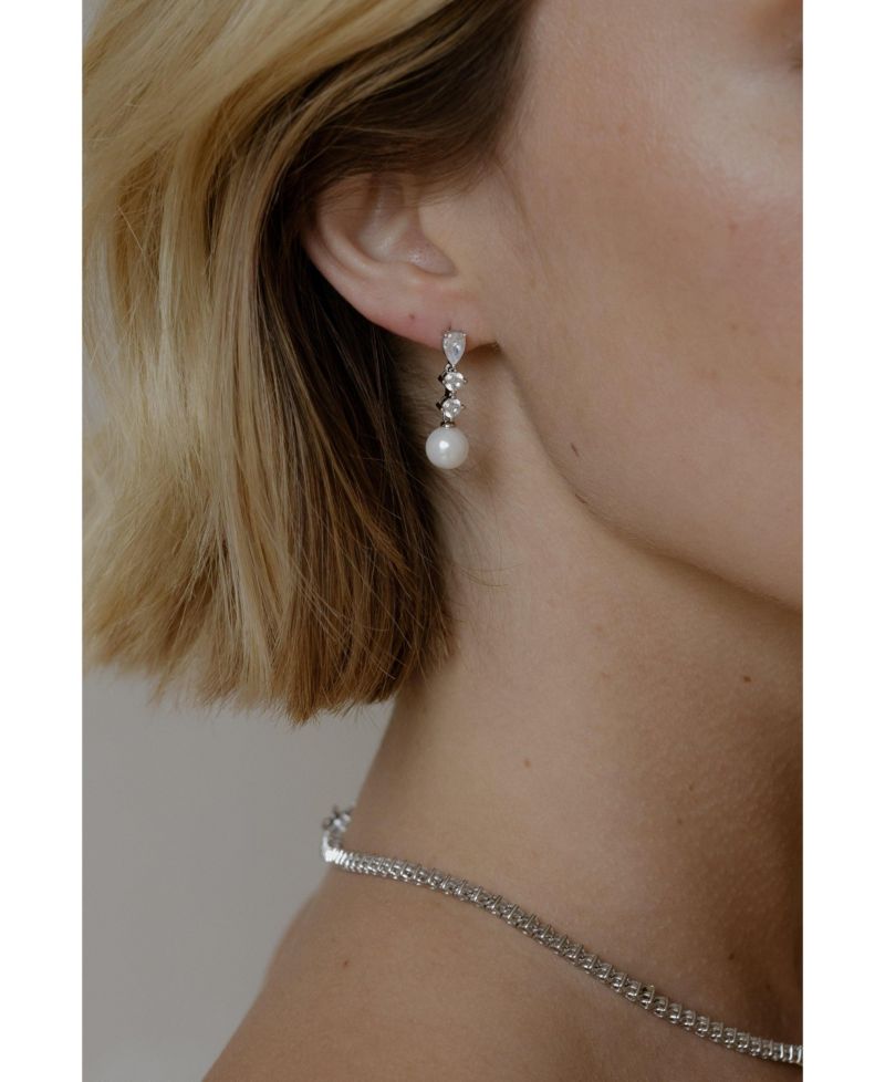 Serenade Pearl and Crystal Earrings