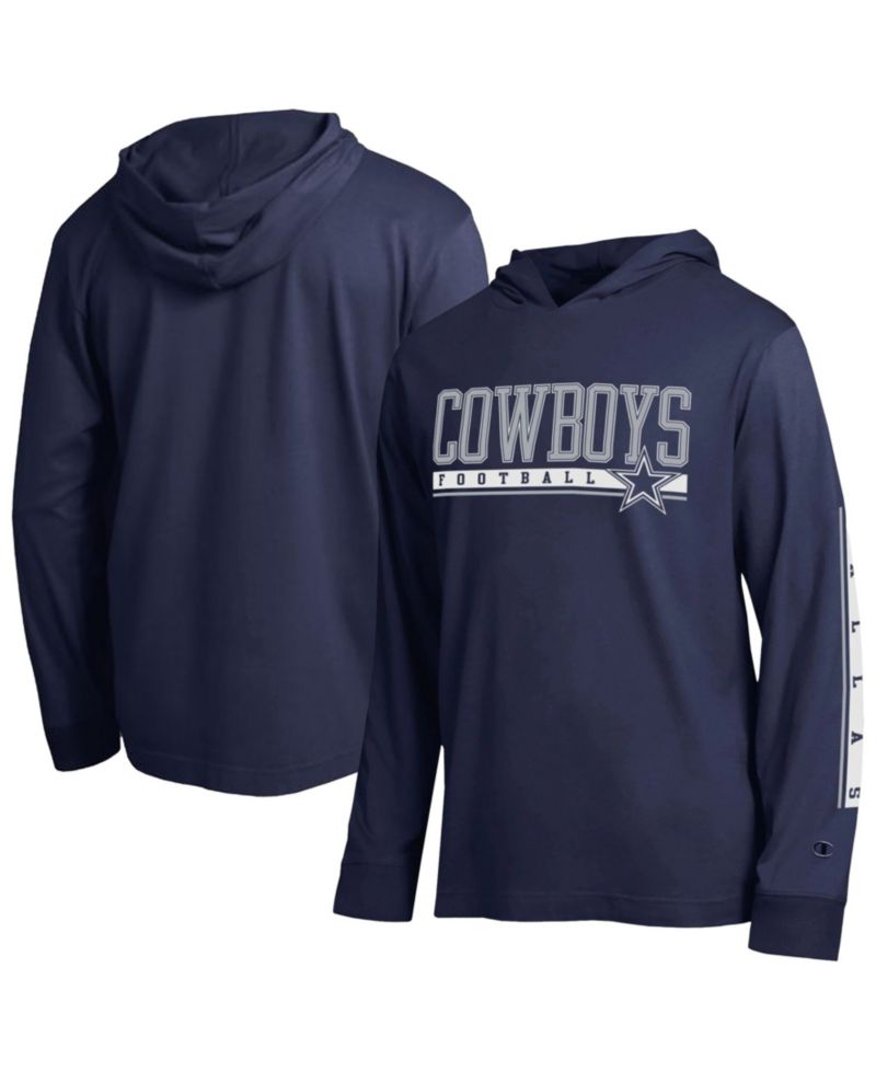 Men's Navy Dallas Cowboys All-Star Hooded T-Shirt