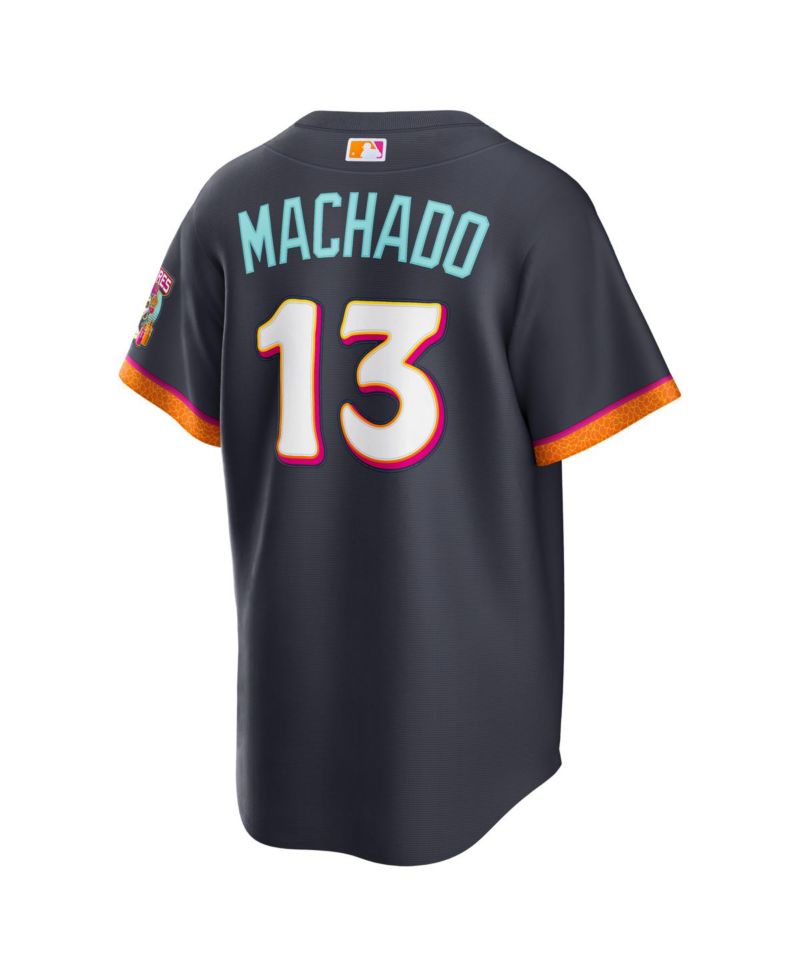 Men's Manny Machado Black San Diego Padres 2026 City Connect Stadium Jersey