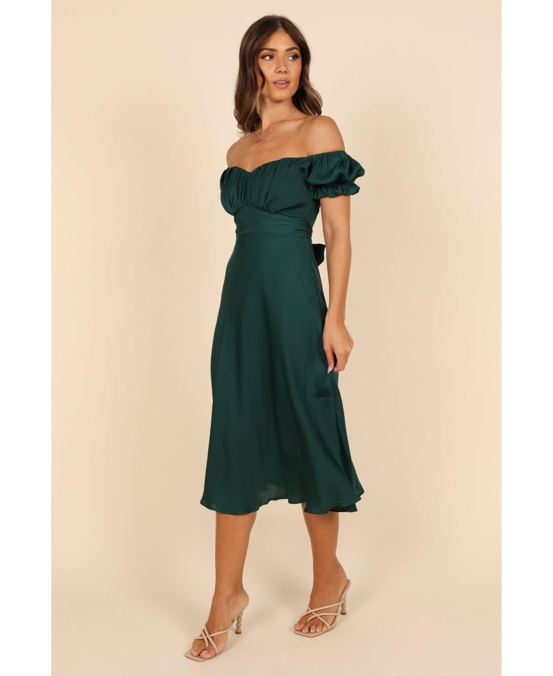 Women's Mickenna Sweetheart Frill Midi Dress
