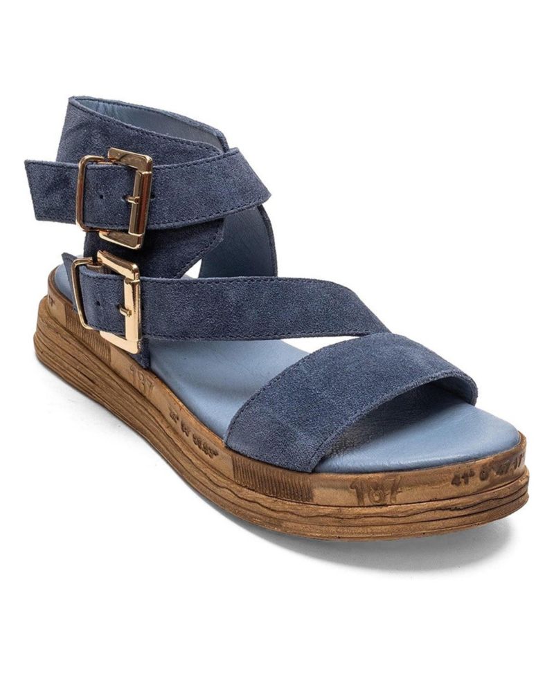 Women's Lorentis Leather Double Buckle Sandal