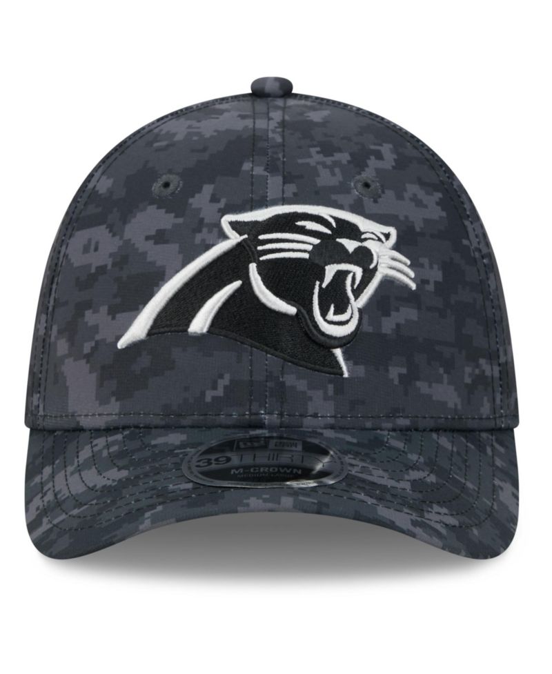 Men's Black Carolina Panthers 2026 Salute to Service 39THIRTY Flex Hat