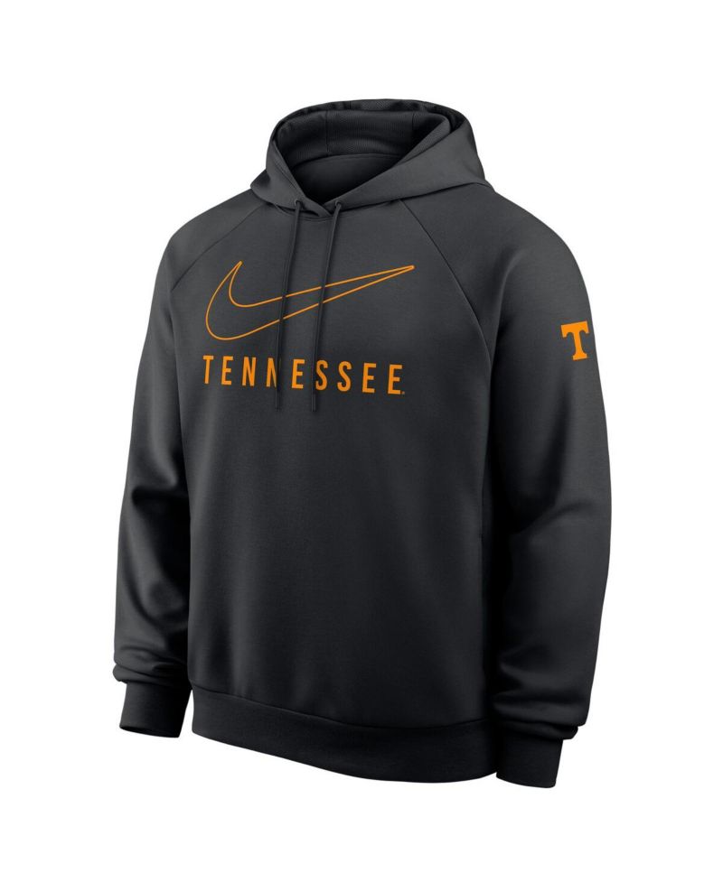 Men's Black Tennessee Volunteers Premium Raglan Dri-FIT Hoodie