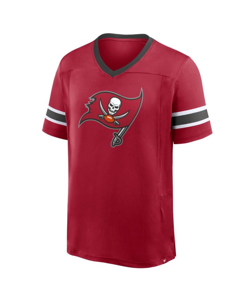 Men's Tampa Bay Buccaneers Hometown Premium Hashmark Classic-Fit V-Neck T-Shirt