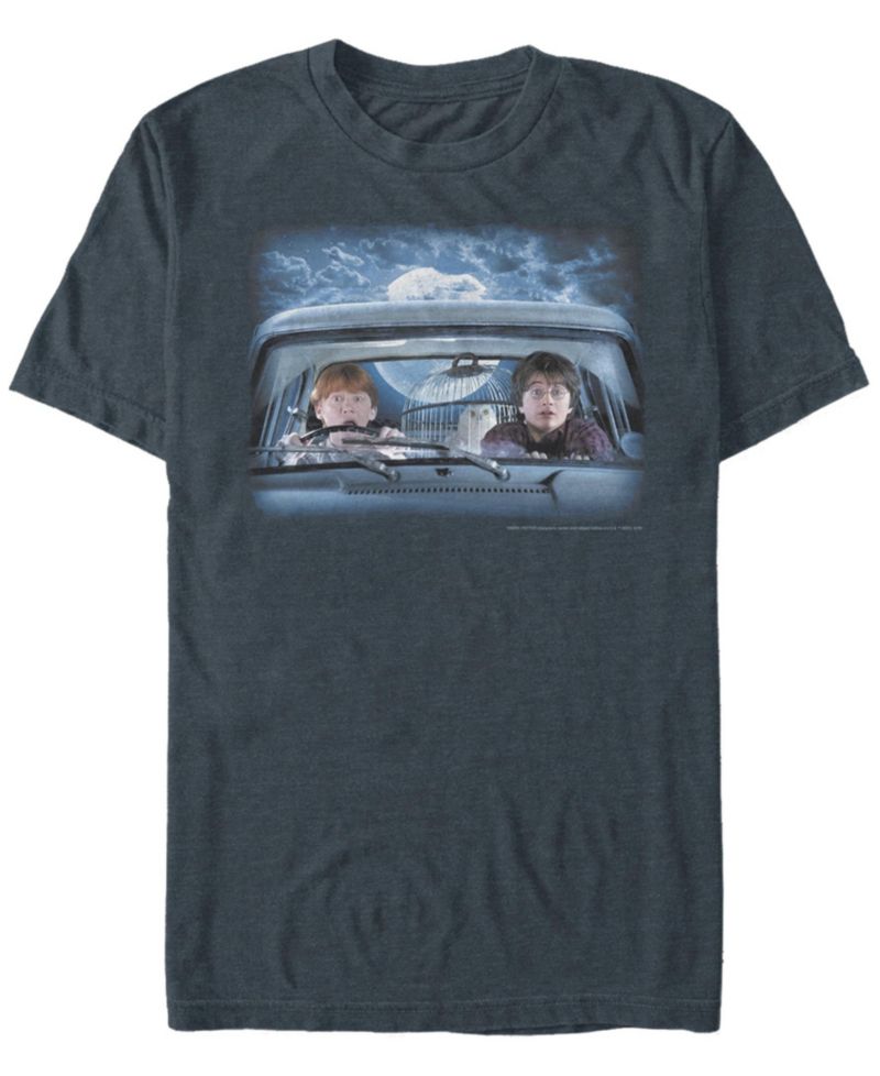 Men's Flying Car Adventure Short Sleeve Crew T-shirt