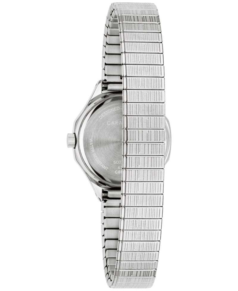 Women's Vintage Silver-Tone Stainless Steel Expansion Watch, 24mm