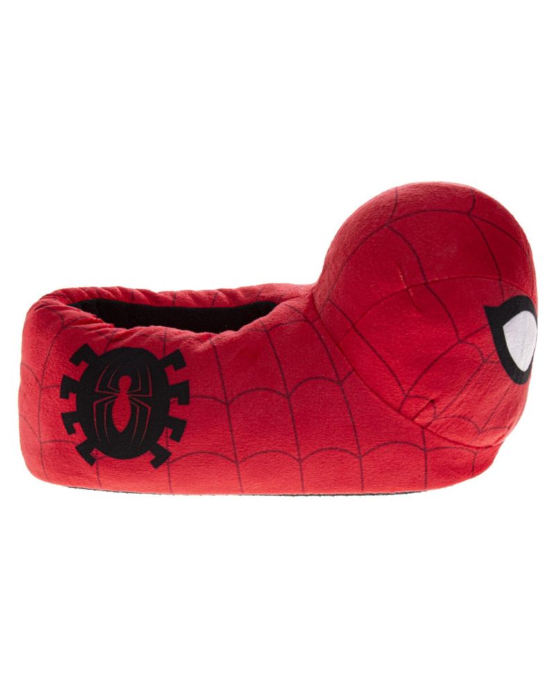 Spiderman Kids' Slippers Cozy, Plush, and Fun House Footwear Toddler Little Kid