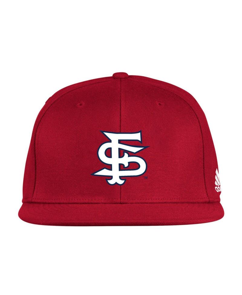 Men's Red Fresno State Bulldogs On-Field Fitted Hat