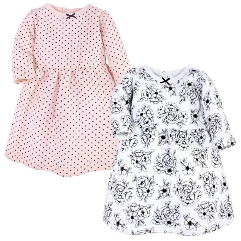 Baby Girls Hudson Twin Long-Sleeve Dress Bundle