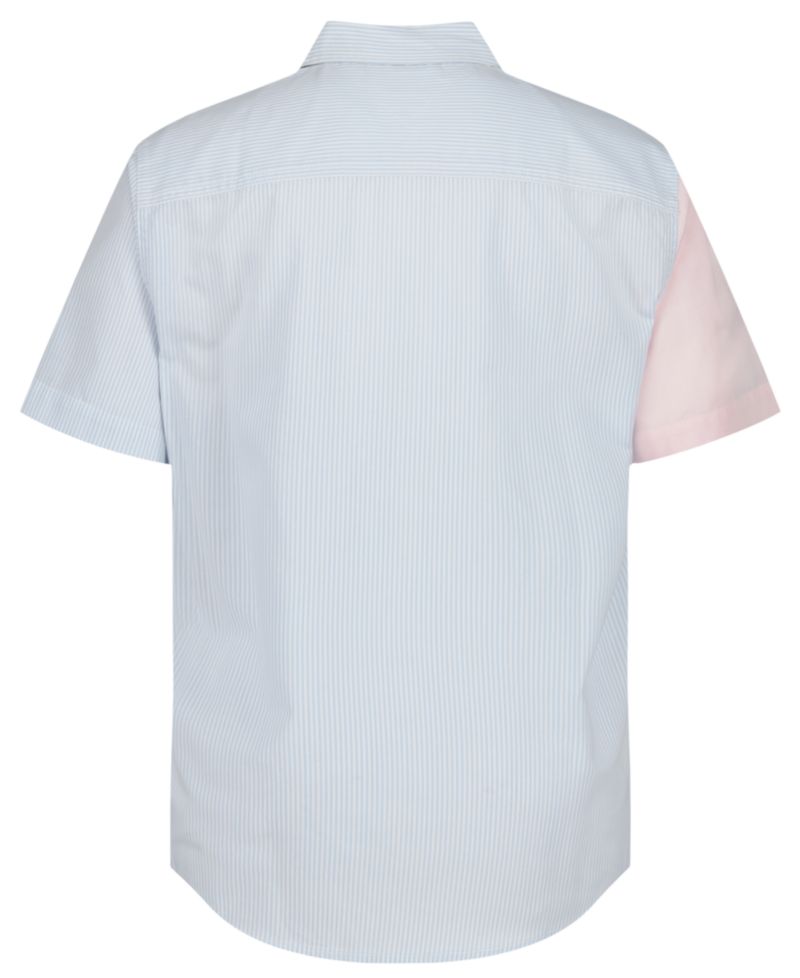 Boys' 8-20 Soft Block Short-Sleeve Woven Shirt