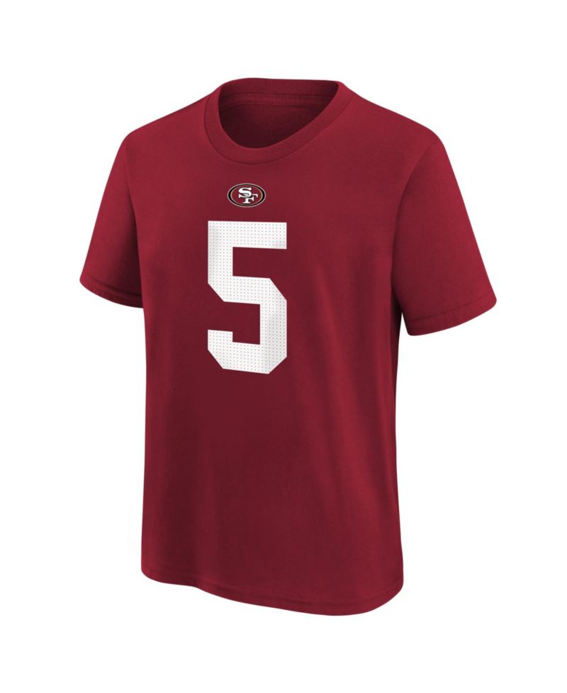 Big Boys and Girls San Francisco 49ers Mike Evans Name & Number Screen-Printed T-Shirt