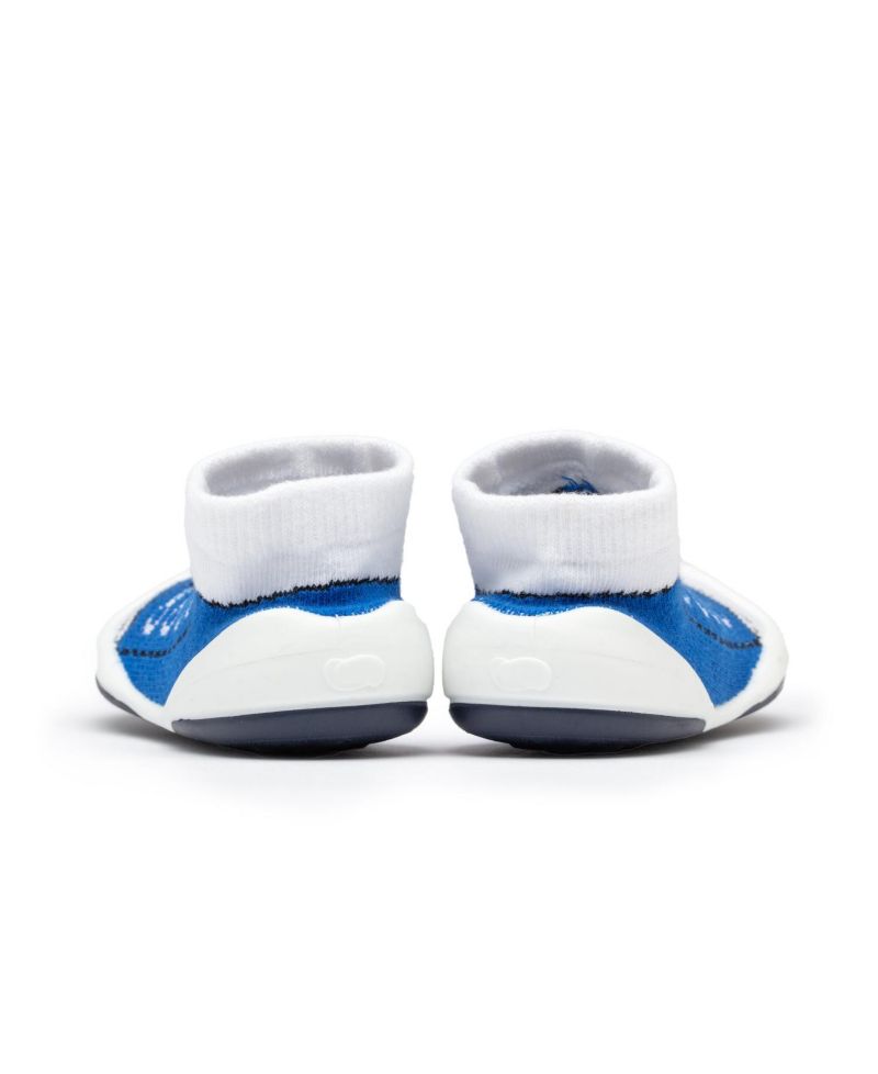 Infant Girl Boy First Walk Sock Shoes Sneakers - Blue