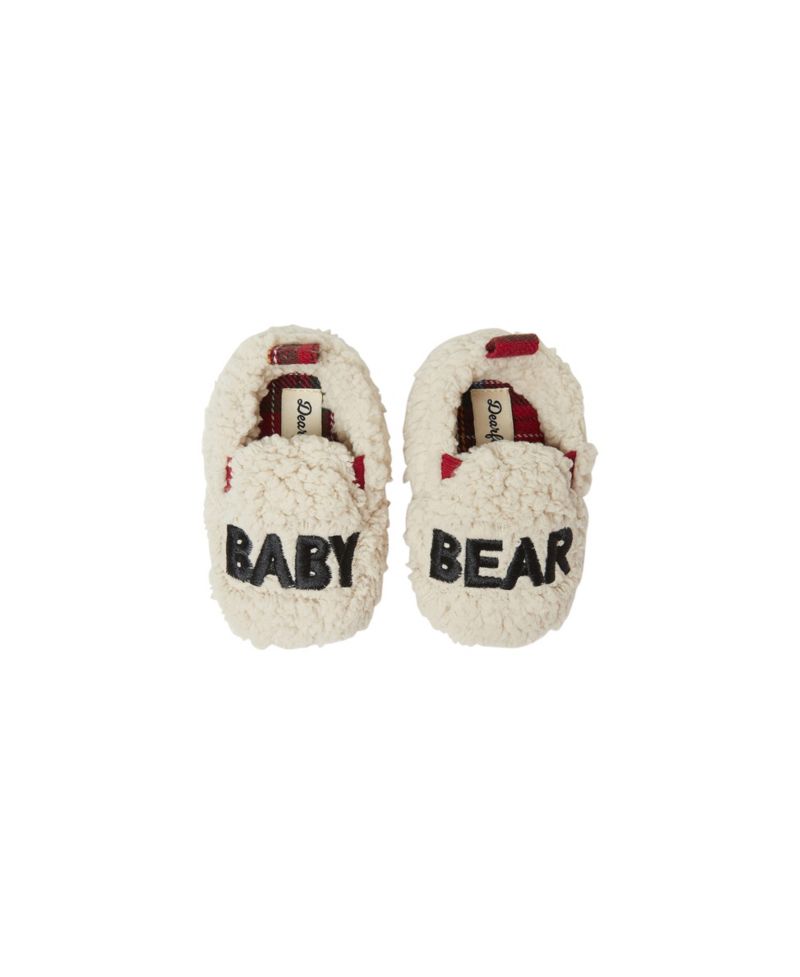 Baby Bear Faux Shearling Closed Back Slipper
