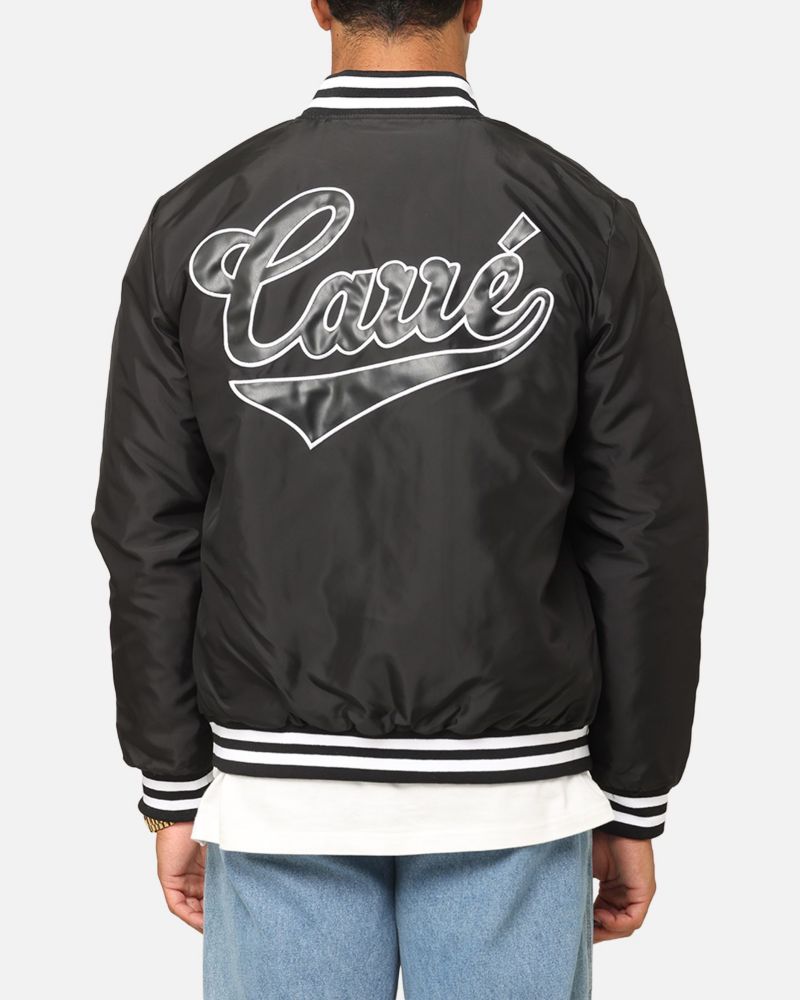 Big & Tall Team Puffer Varsity Jacket, Brown, 3XL