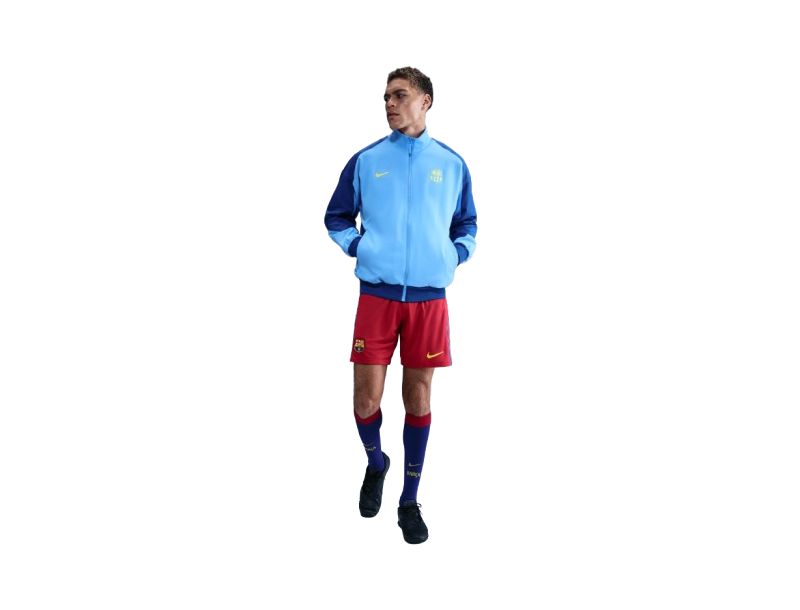 Men's Blue Barcelona Special Edition Strike Anthem Full-Zip Dri-FIT Jacket