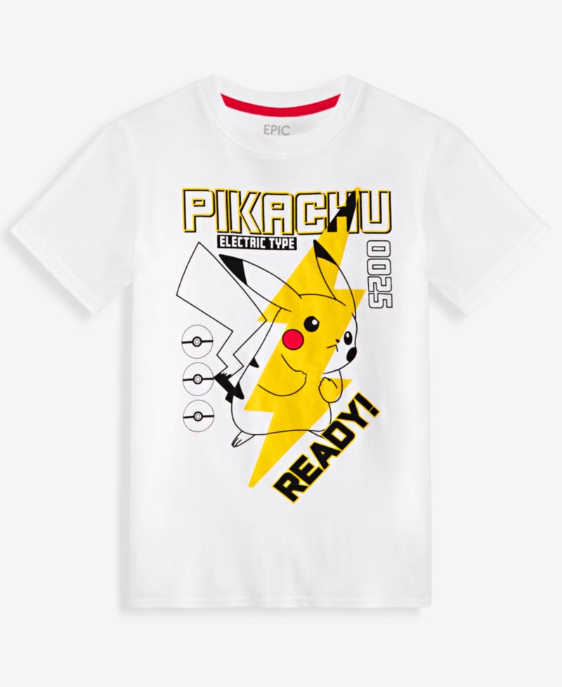 Boys' 5-20 Pikachu T-Shirt