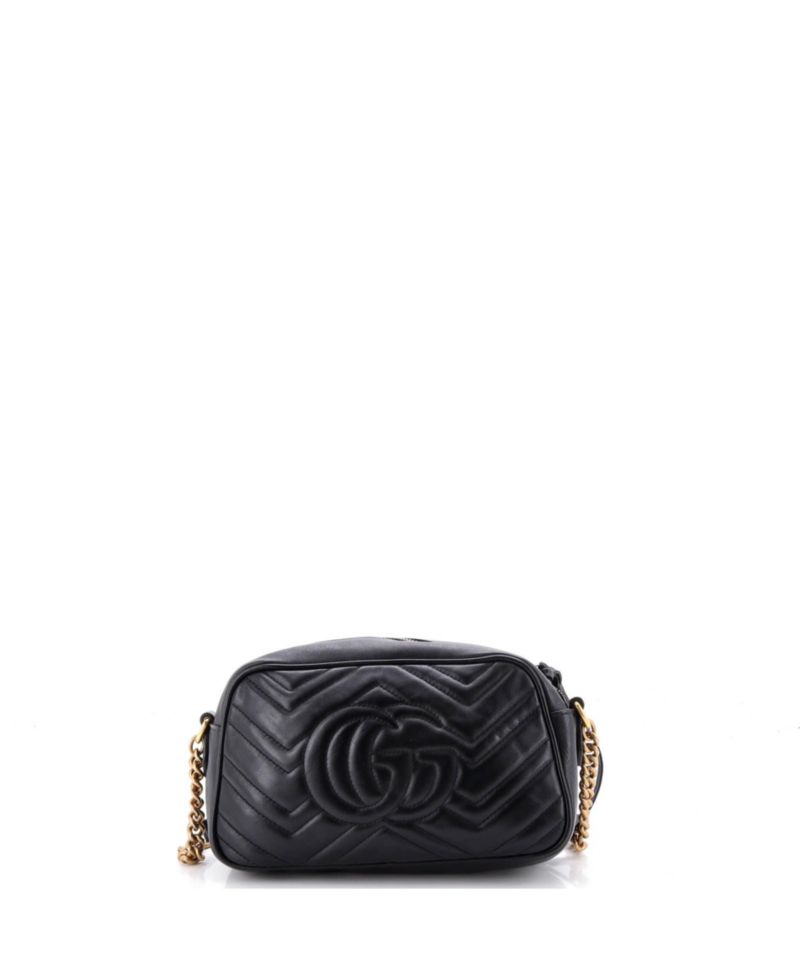 Small GG Marmont Shoulder Bag Matelasse Leather