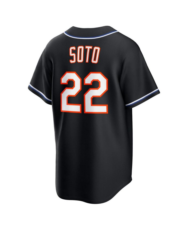Men's Juan Soto Black New York Mets 2026 Replica Fashion Jersey