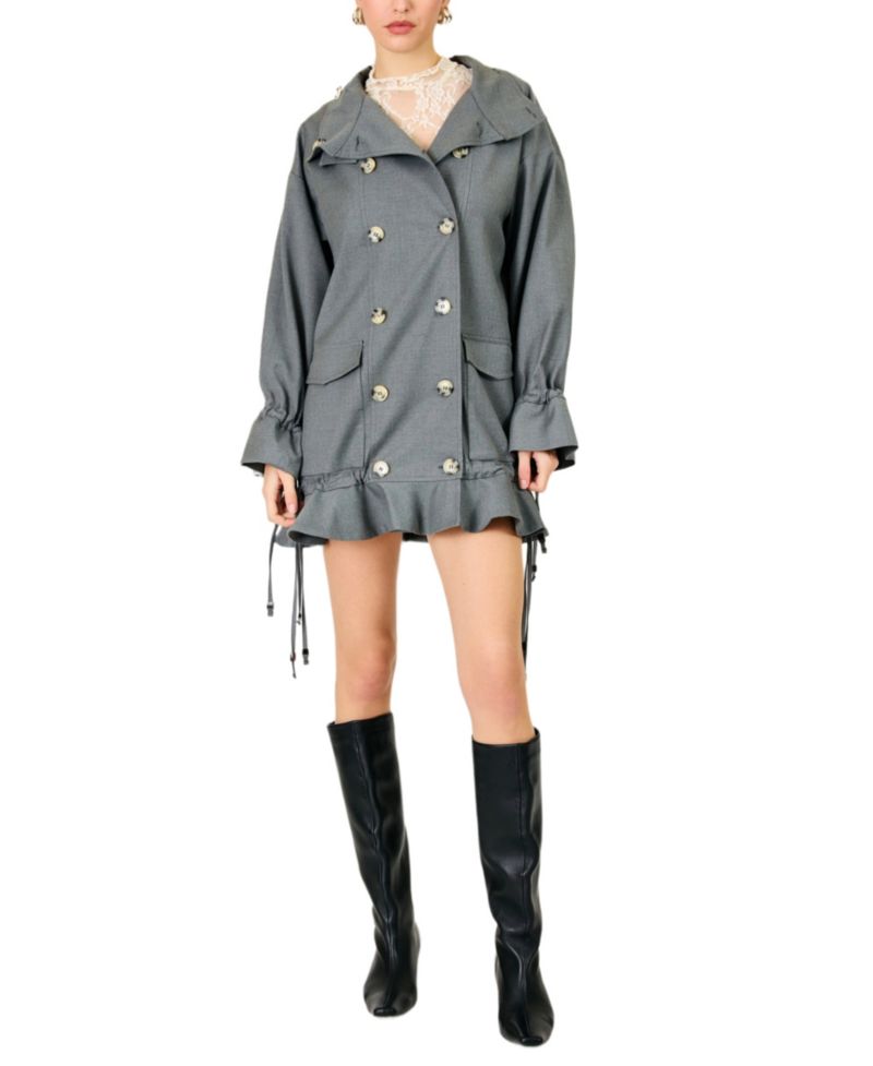Women's Wilfred Funnel Neck Coat