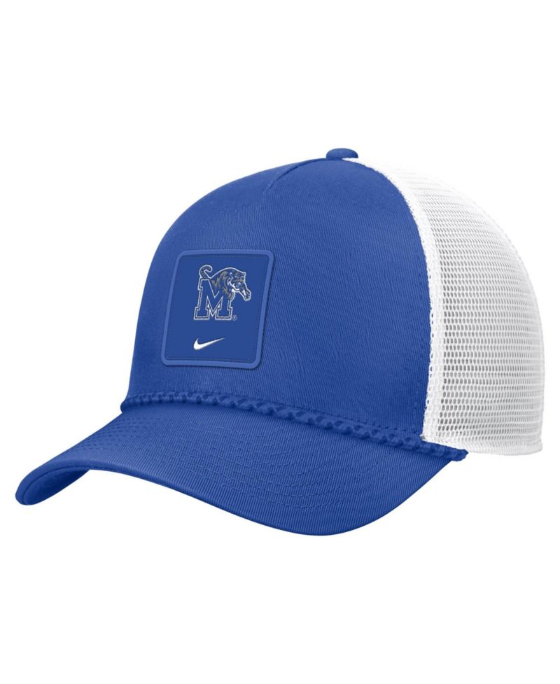 Men's Royal Memphis Tigers 2026 On-Field Rope Adjustable Trucker Hat