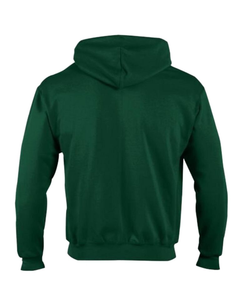 Men's Green Green Bay Packers Powerblend Fleece Full-Zip Hoodie