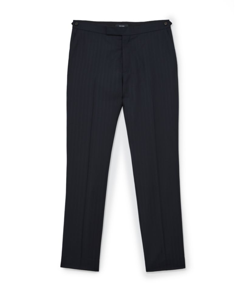 Men's Success Shadow-Stripe Classic-Fit Wool Pants