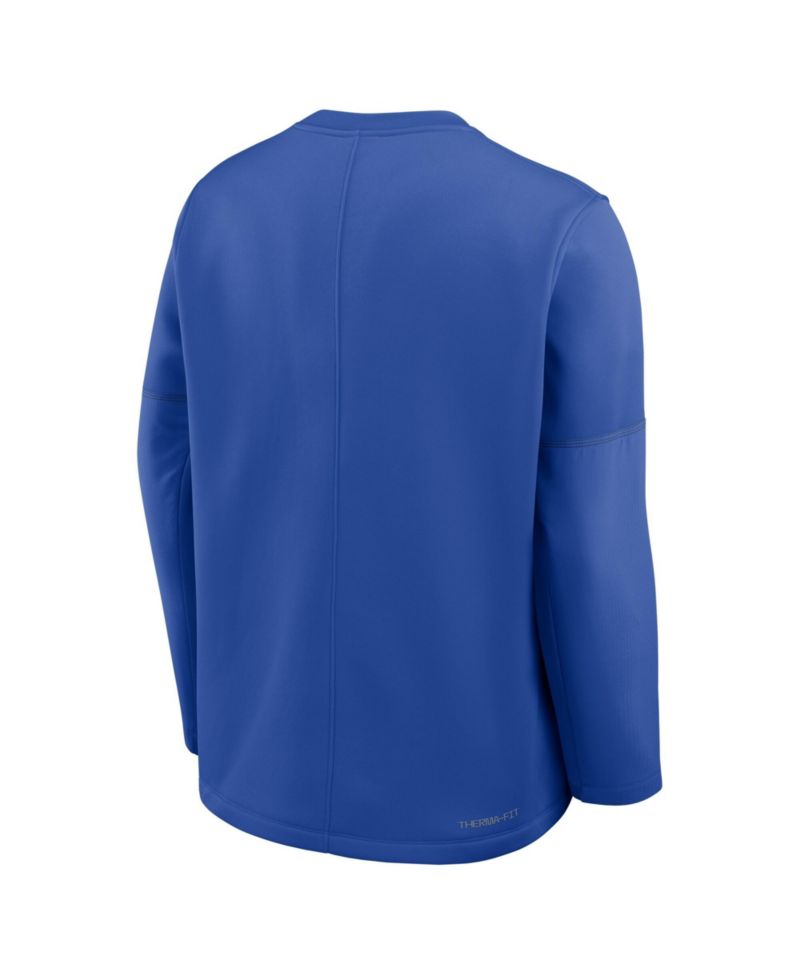 Men's Royal Kentucky Wildcats 2026 Sideline Coaches Therma-FIT Long Sleeve Top