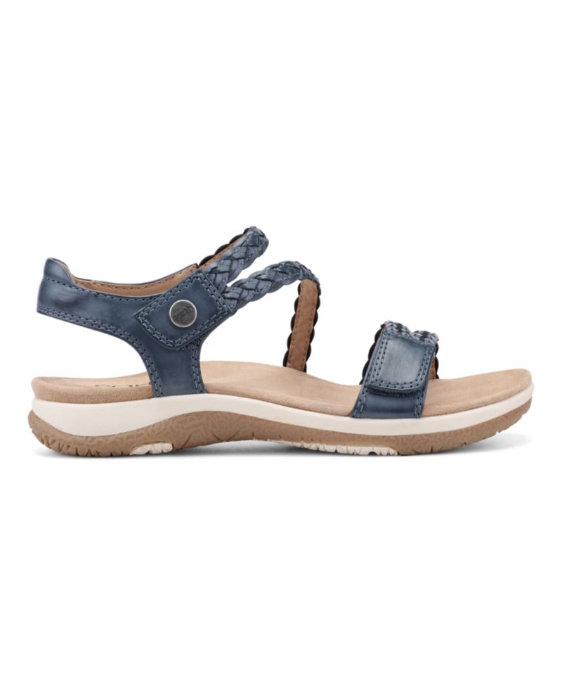 Women's Stellon Braided Strappy Flat Sandals