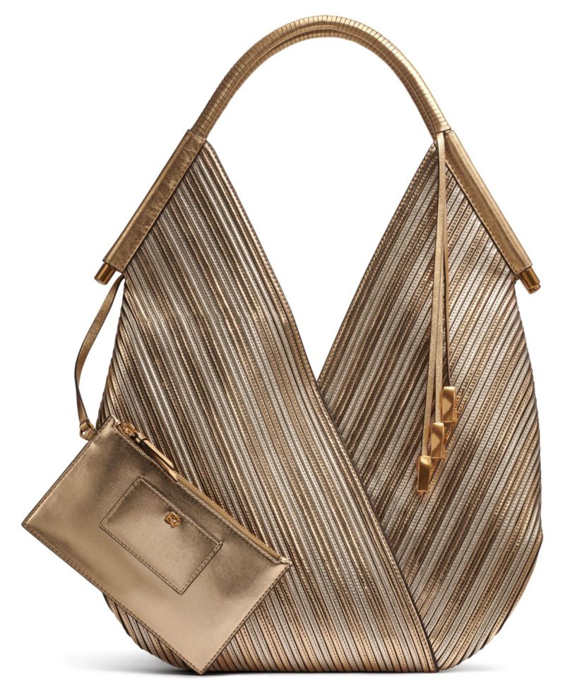 Baldwin Large Metallic Shoulder Bag